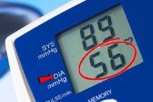 انخفاض ضغط الدم الانبساطي