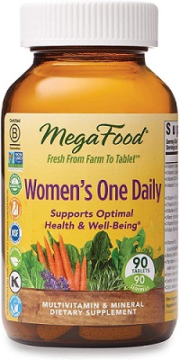 MegaFood Women's One Daily, Daily Multivitamin and Mineral Dietary Supplement