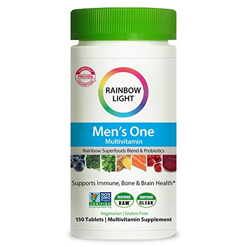 أفضل فيتامينات للرجال Rainbow Light Men’s One Multivitamin Tablets