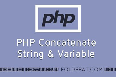 PHP Concatenate String and Variable