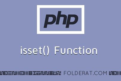 PHP isset to Check Variable Exist