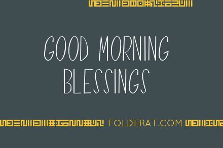 Best Good Morning Blessings