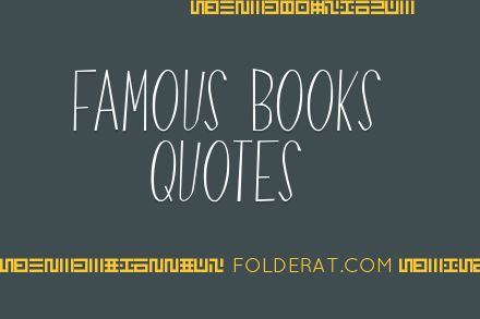Famous Books Quotes